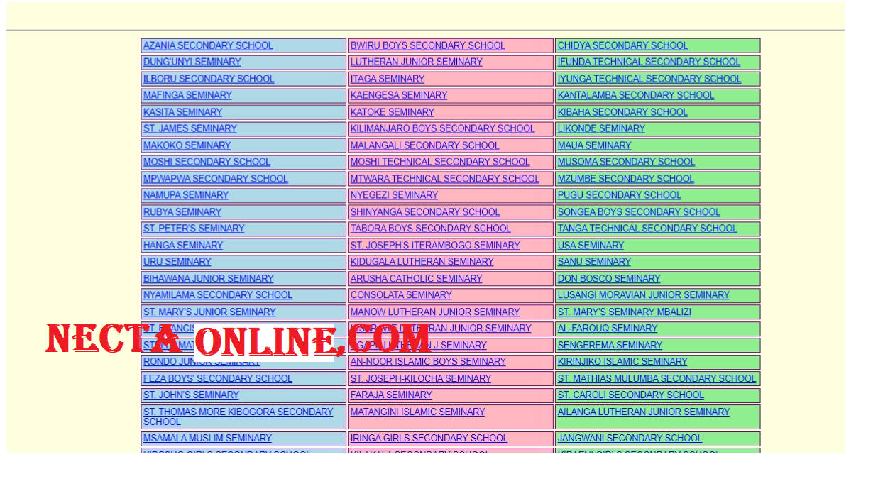 matokeo kidato cha nne 2023 2024 check form iv results Matokeo Kidato Cha Nne 2023/2024: Check Form IV Results